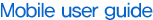 Mobile User guide